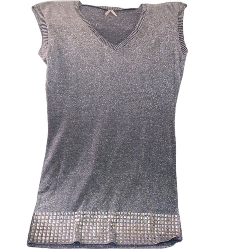 ✨Metallic Beaded Hem Dress✨